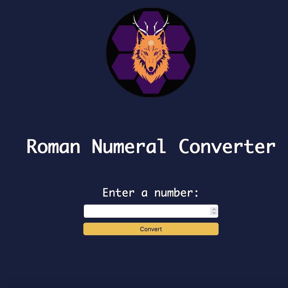 Roman numeral converter preview image